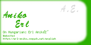 aniko erl business card